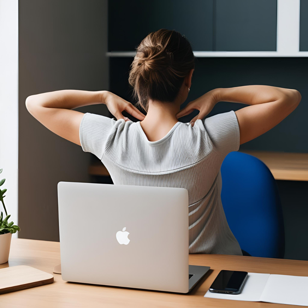 Stretching at Desk